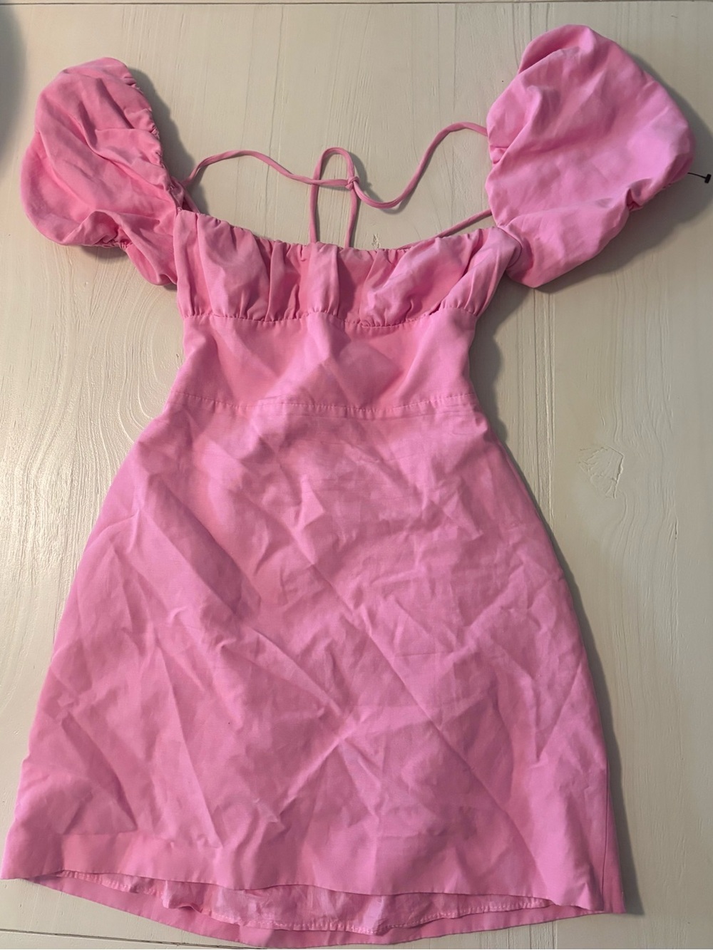 Zara Pink Corset Style Summer Dress